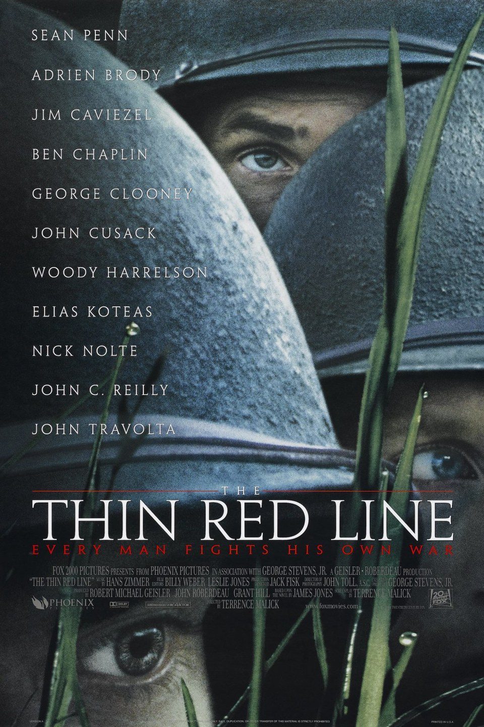 Poster of The Thin Red Line - EEUU