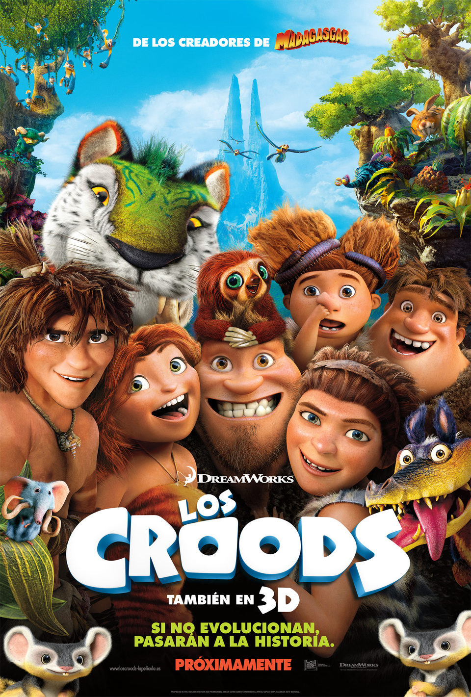 Poster of The Croods - España
