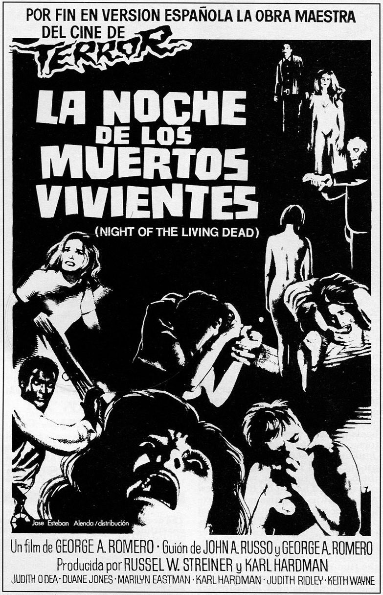 Poster of Night of the Living Dead - España
