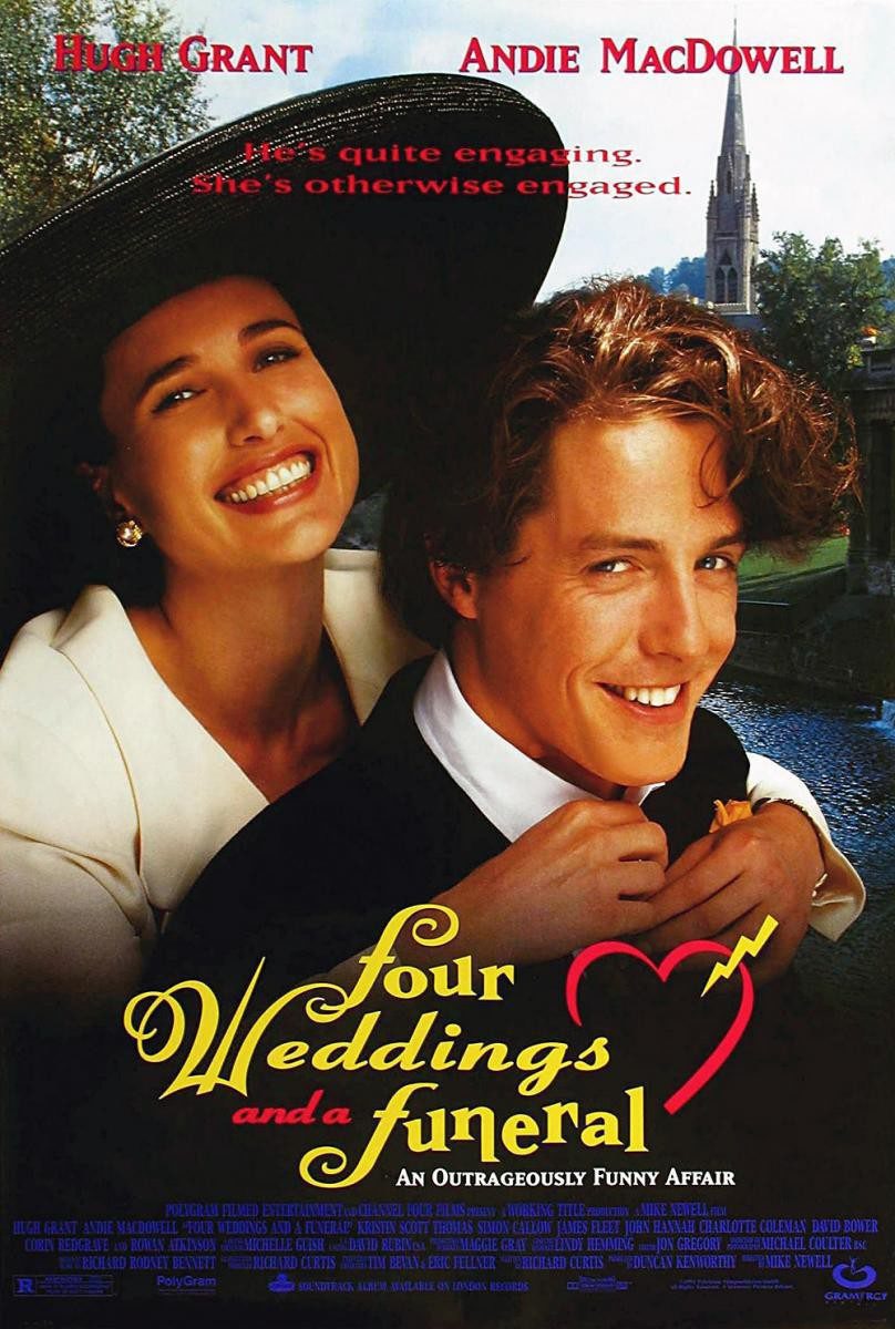 Poster of Four Weddings and a Funeral - EEUU