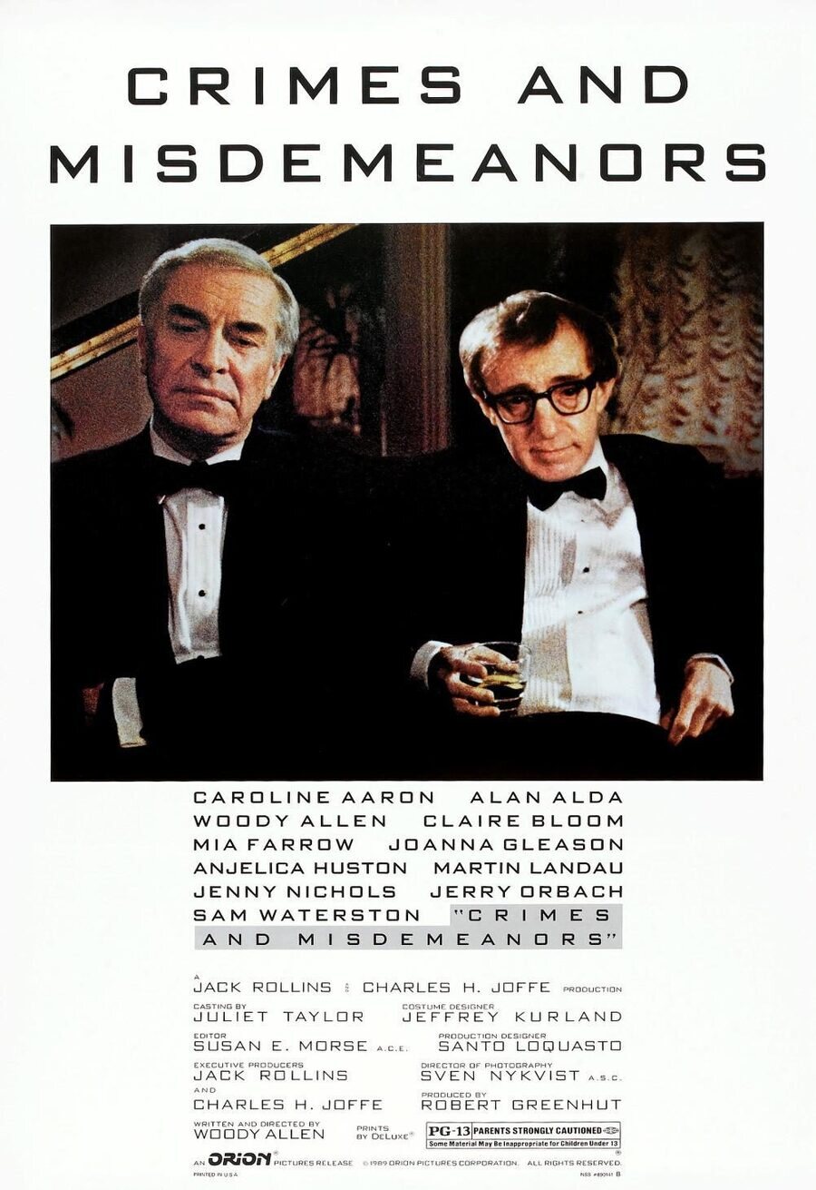 Poster of Crimes and Misdemeanors - Estados Unidos