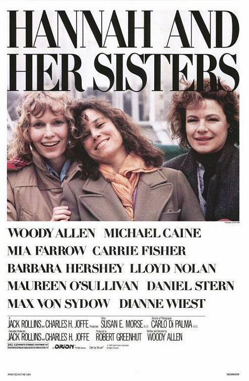 Poster of Hannah and Her Sisters - EEUU