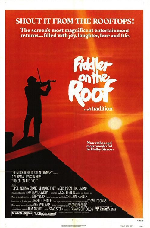 Poster of Fiddler on the Roof - EEUU