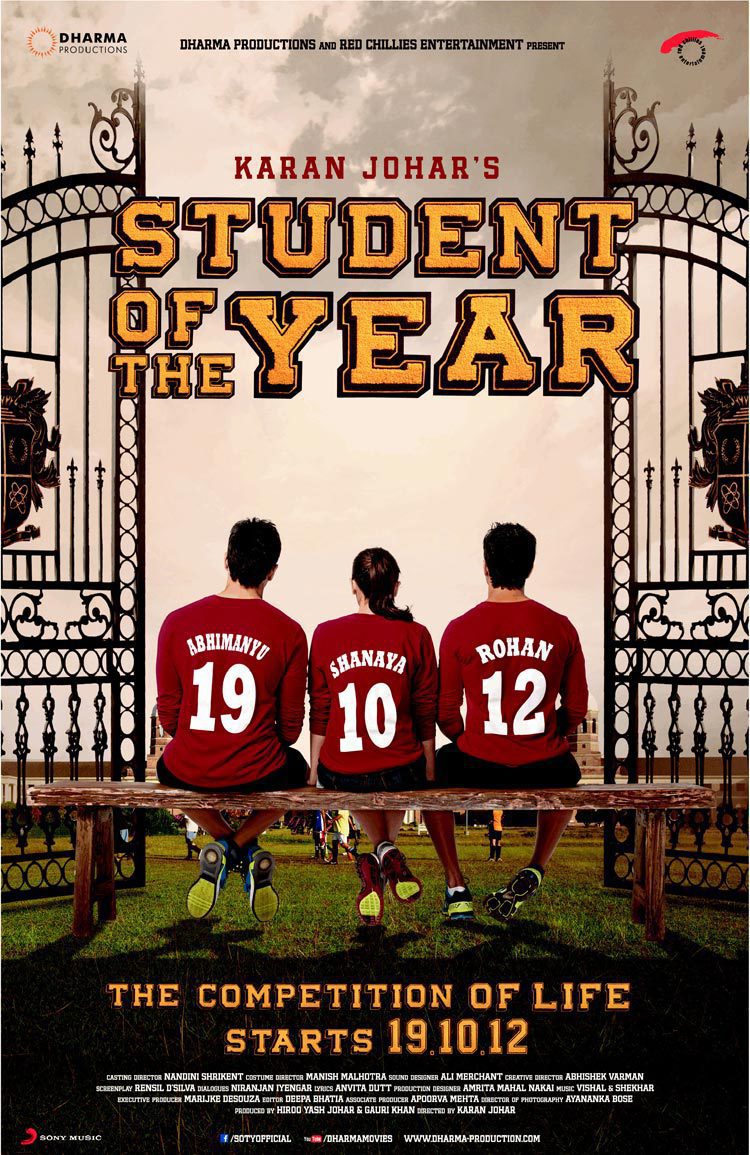 Poster of Student of the Year - EEUU