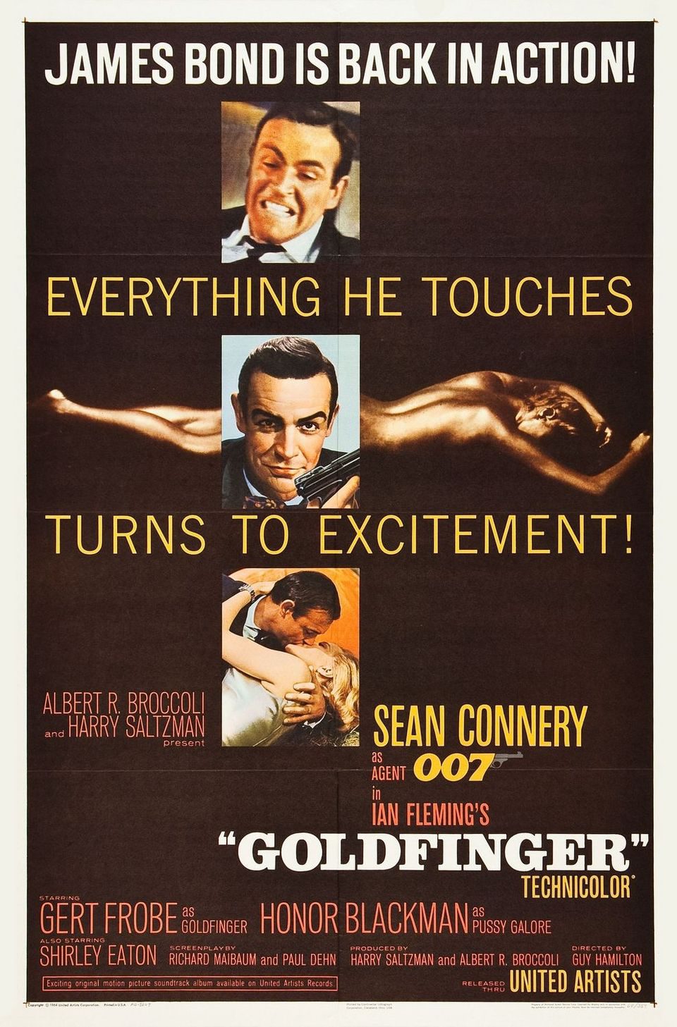 Poster of Goldfinger - EEUU
