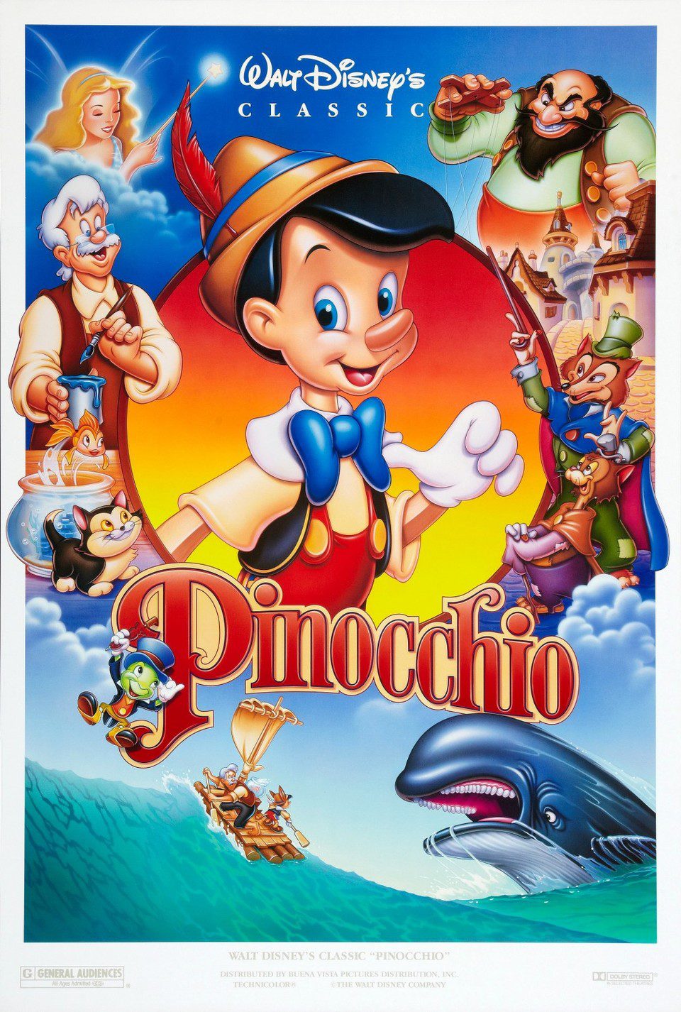 Poster of Pinocchio - EEUU