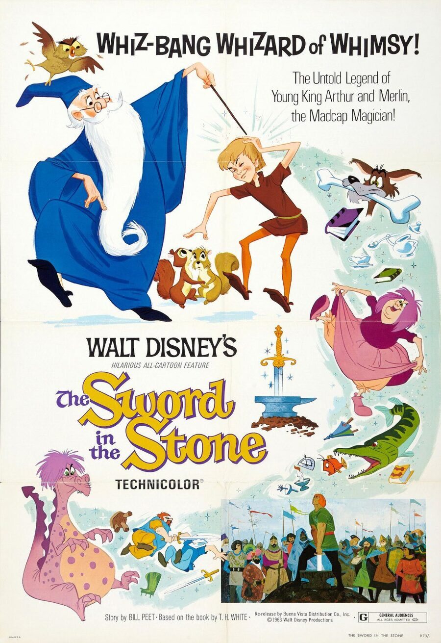 Poster of The Sword in the Stone - EEUU