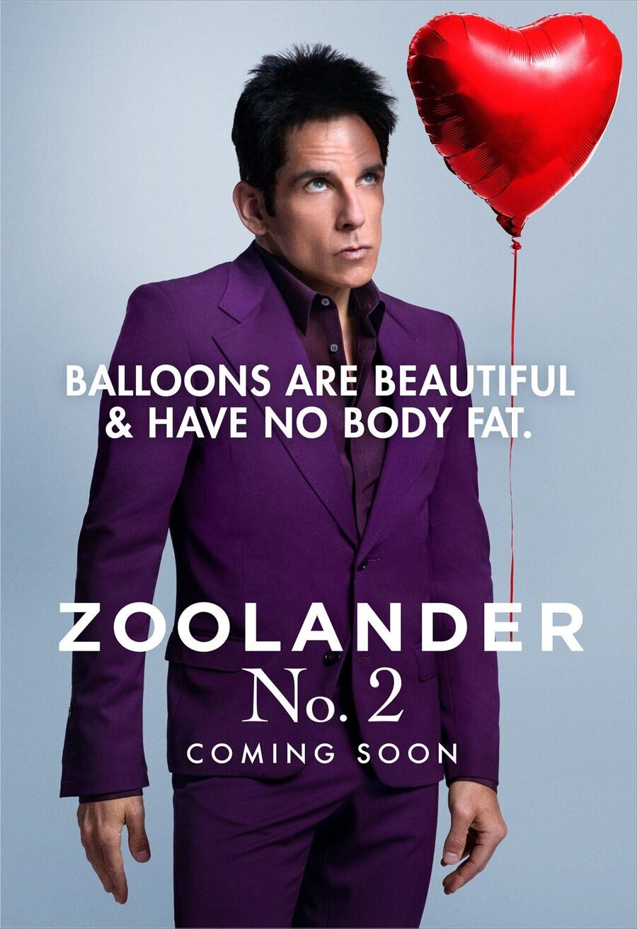 Poster of Zoolander 2 - Ben Stiller San Valentín