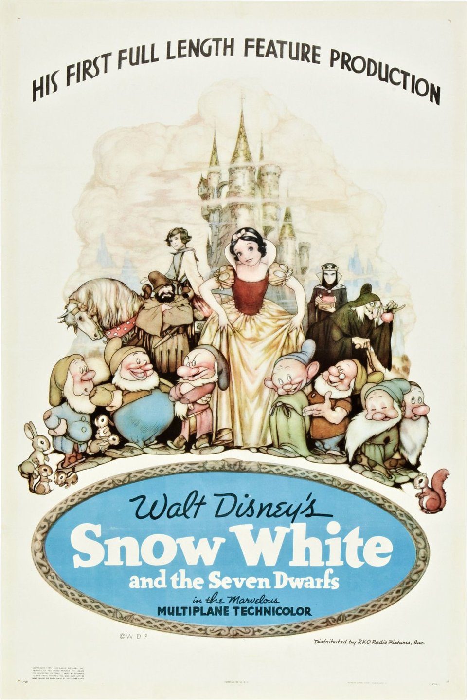 Poster of Snow White and the Seven Dwarfs - EEUU