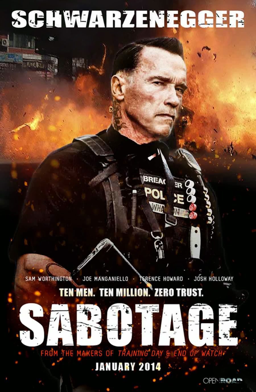 Poster of Sabotage - Estados Unidos