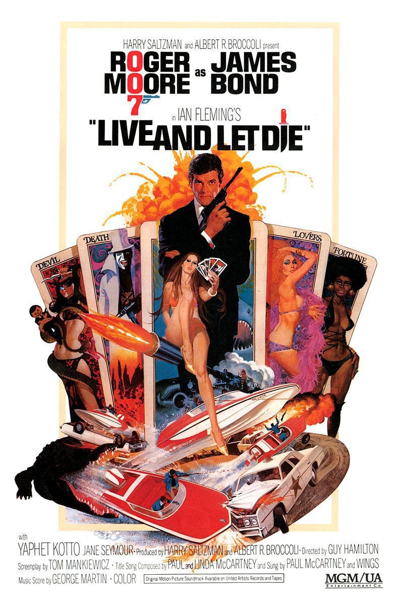 Poster of Live and Let Die - EEUU