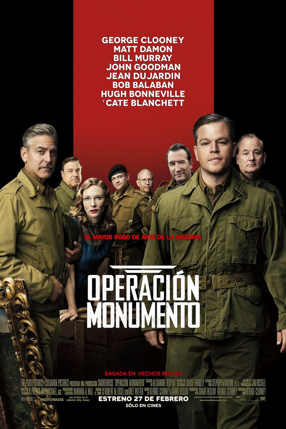 Poster of The Monuments Men - México