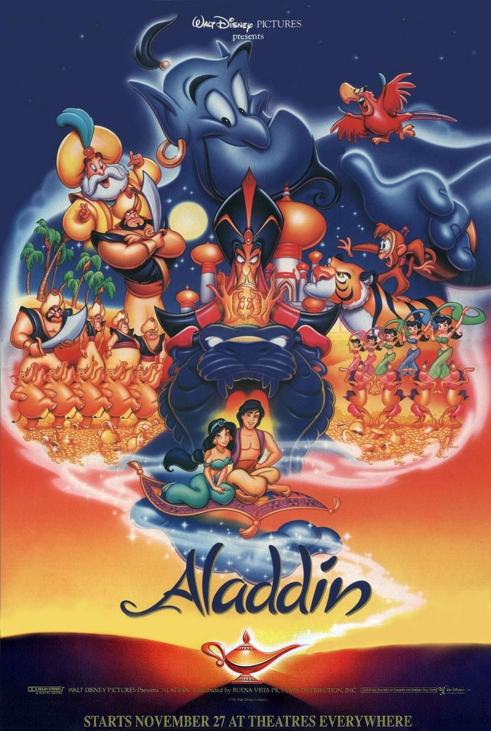 Poster of Aladdin - EEUU