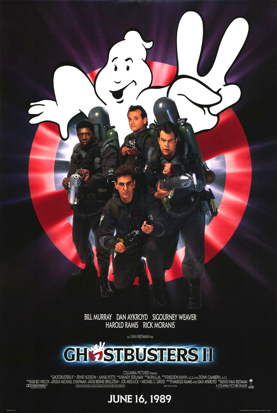 Poster of Ghostbusters 2 - EEUU