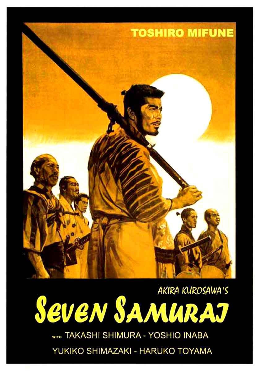 Poster of Seven Samurai - EEUU