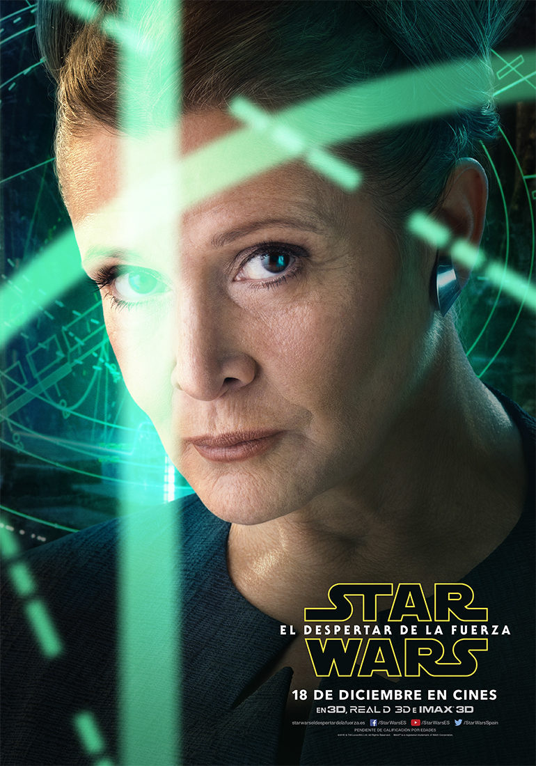 Poster of Star Wars: Episode VII - The Force Awakens - Leia - España