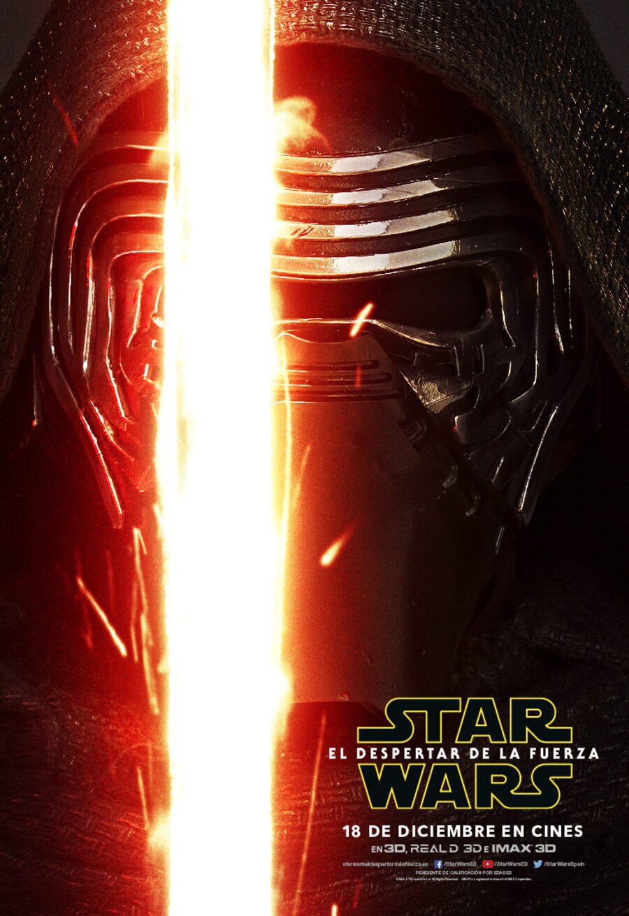 Poster of Star Wars: Episode VII - The Force Awakens - Kylo Ren - España