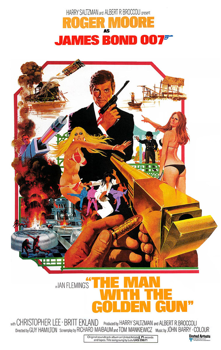 Poster of The Man with the Golden Gun - EEUU