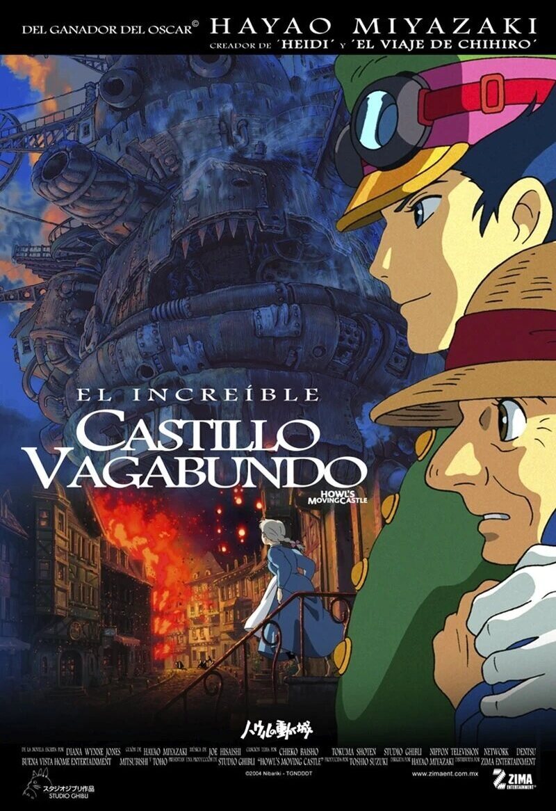 Poster of Howl's Moving Castle - México