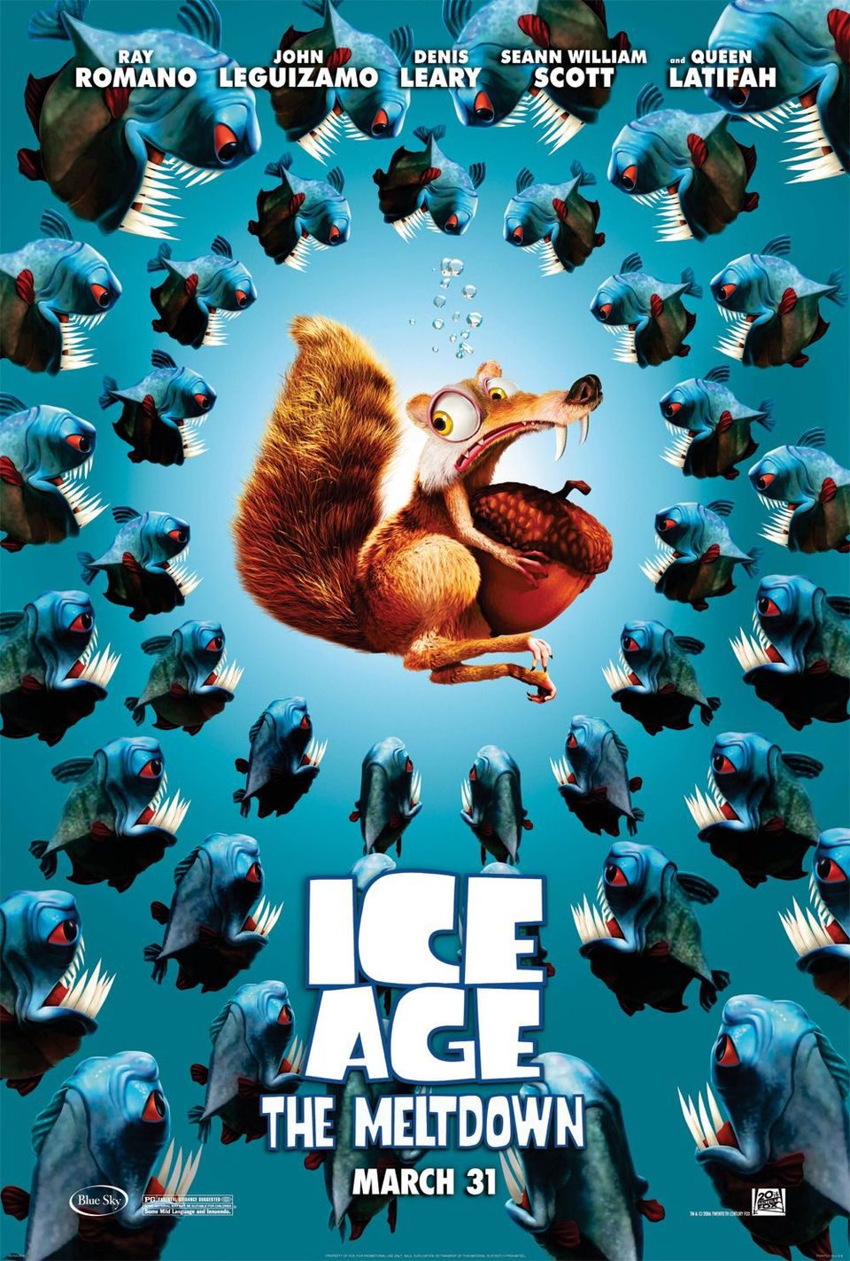 Poster of Ice Age: The Meltdown - Estados Unidos