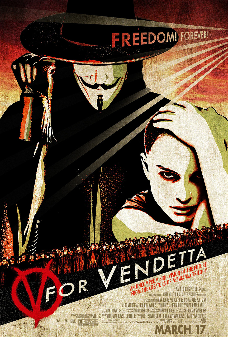 Poster of V for Vendetta - Estados Unidos