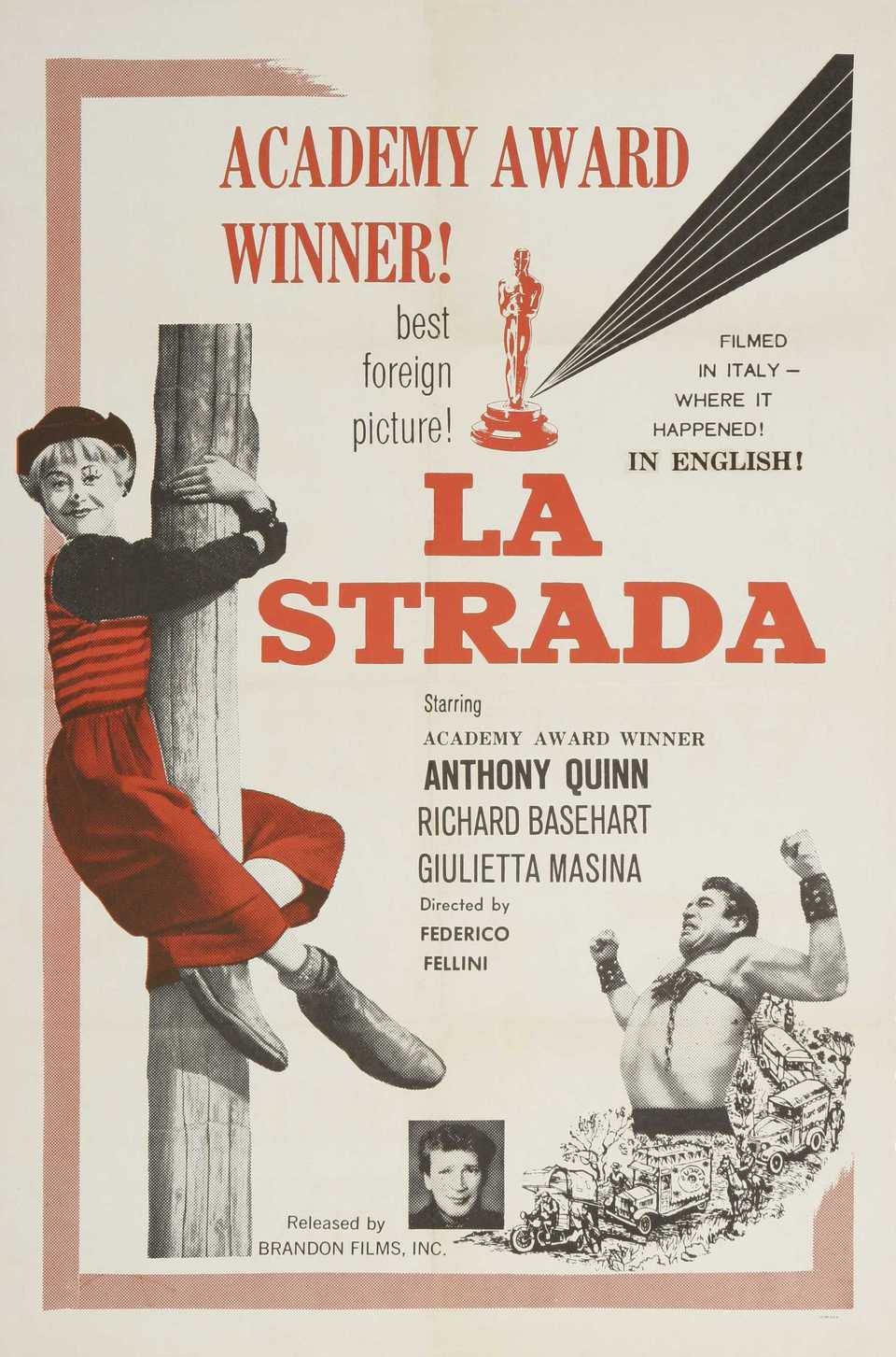 Poster of La strada - EEUU