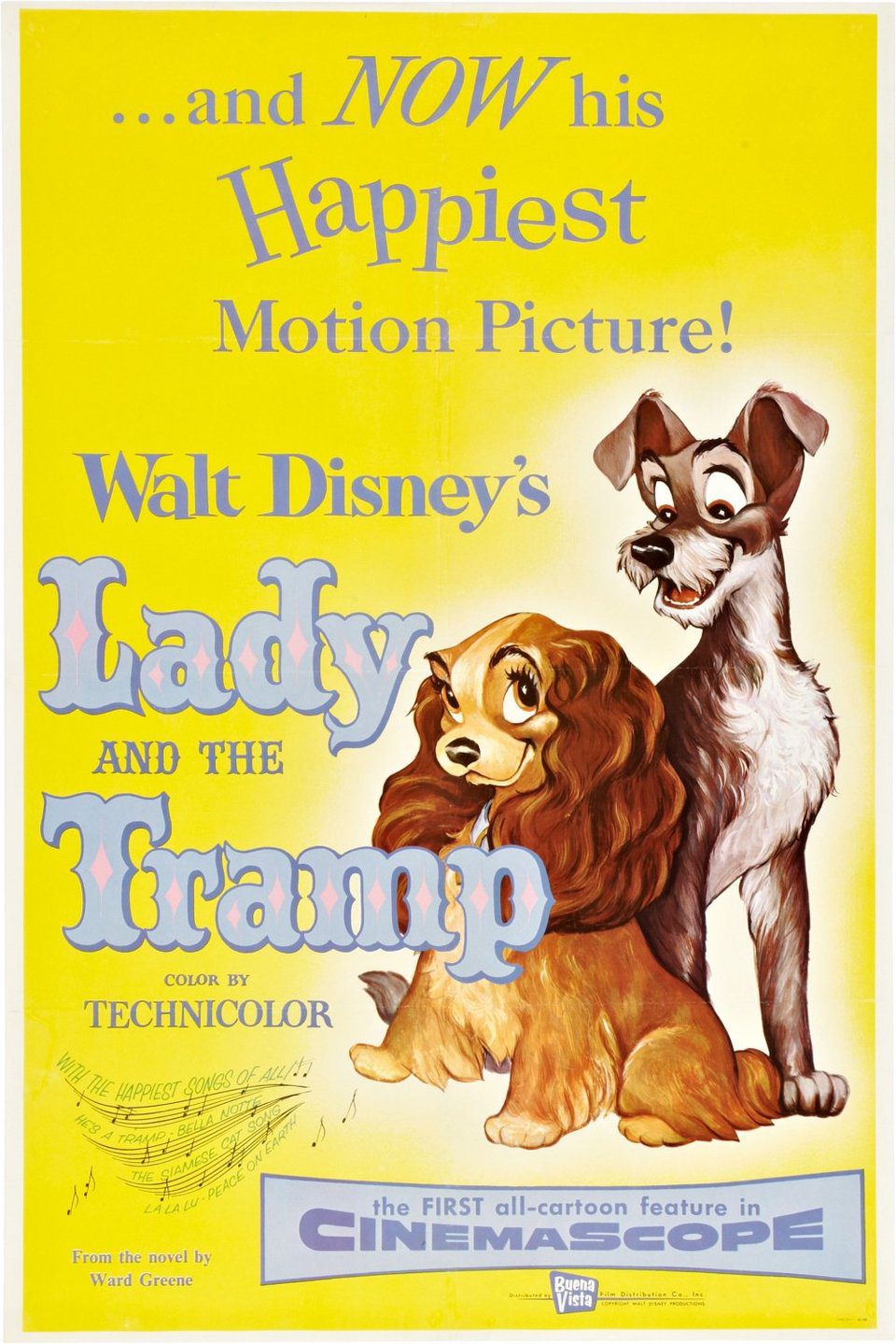 Poster of Lady and the Tramp - EEUU