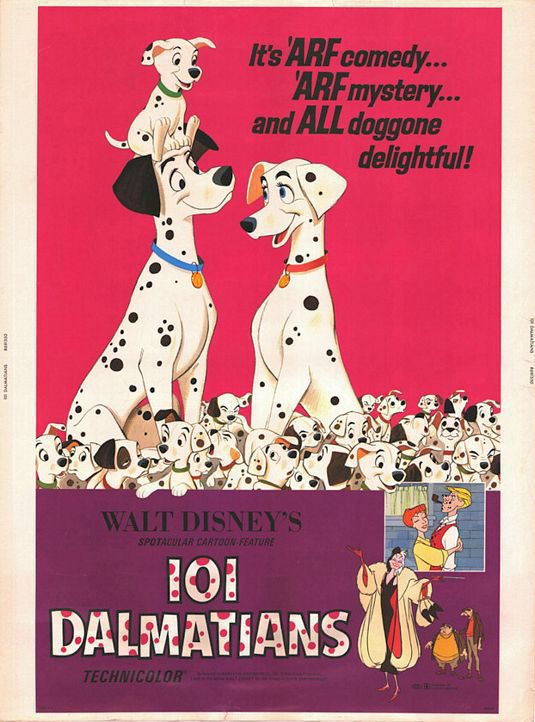 Poster of One Hundred and One Dalmatians (101 Dalmatians) - EEUU
