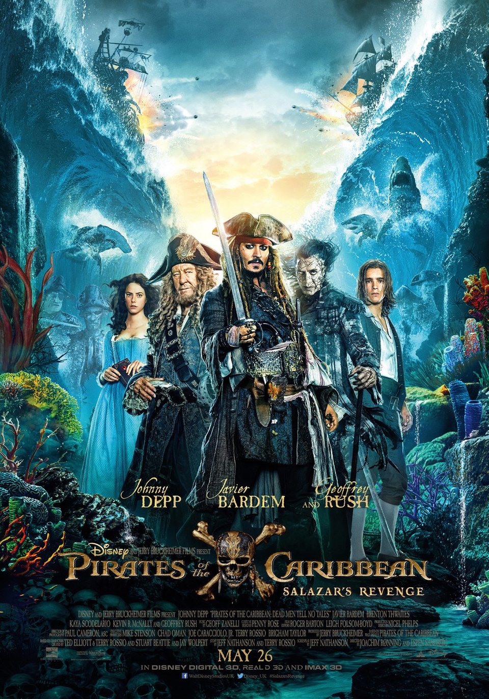 Poster of Pirates of the Caribbean: Salazar's Revenge - Reino Unido