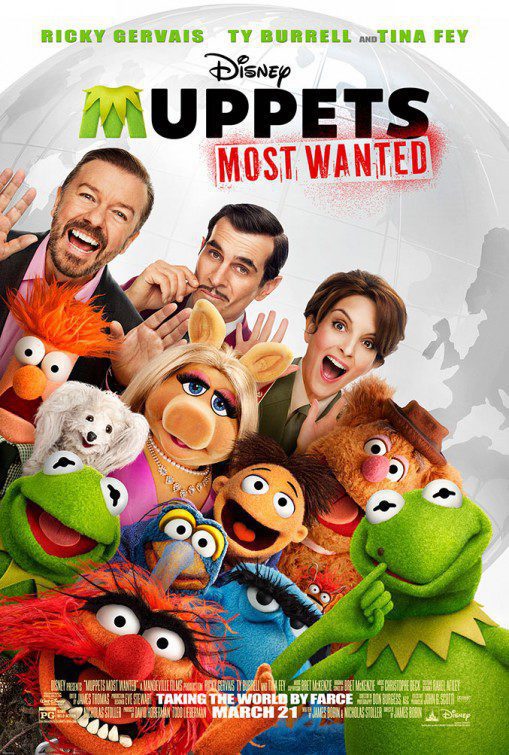 EEUU poster for Muppets Most Wanted
