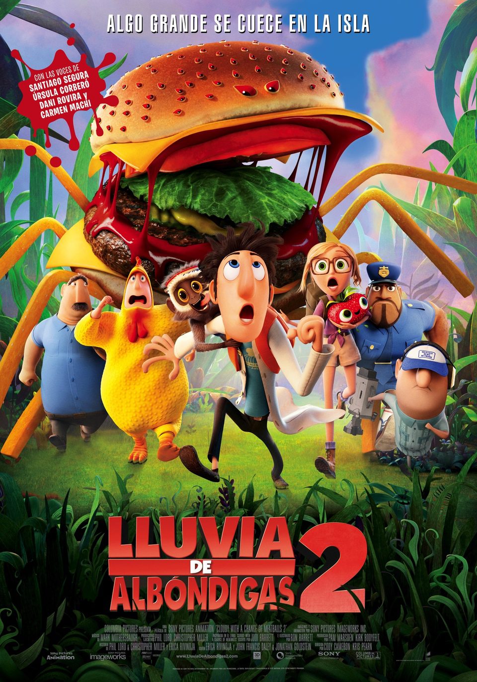 Poster of Cloudy with a Chance of Meatballs 2 - España