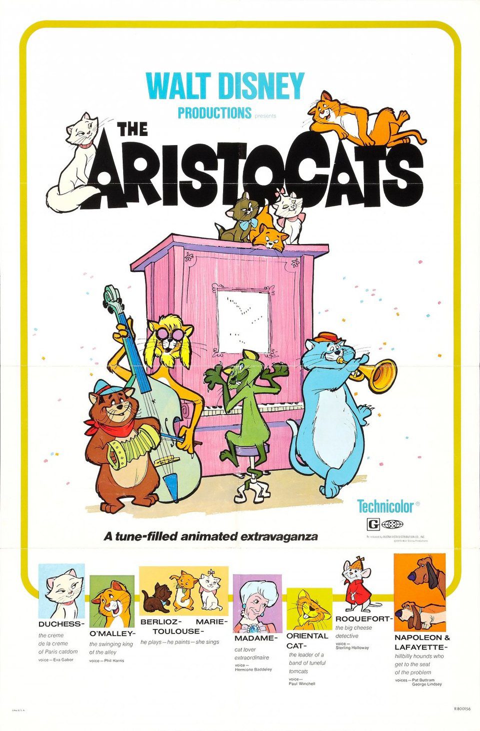 Poster of The Aristocats - EEUU