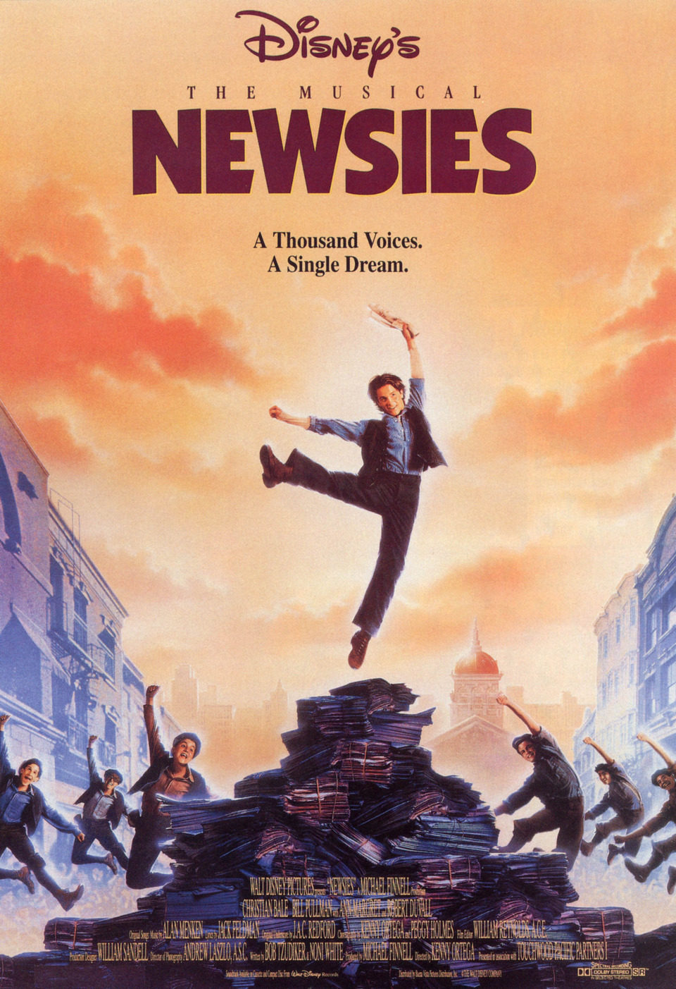 Poster of Newsies - Estados Unidos