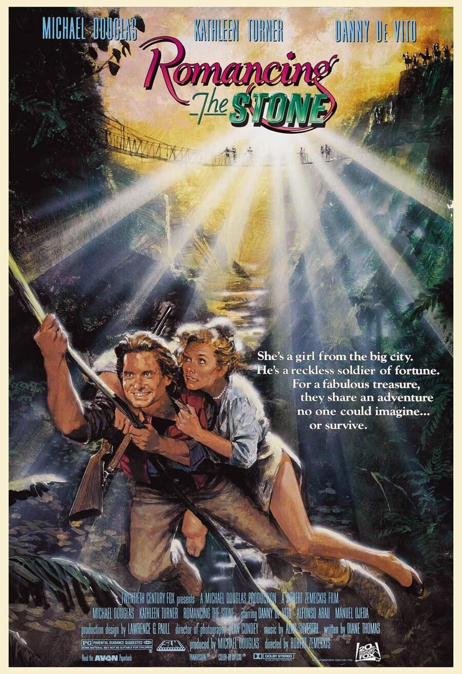 Poster of Romancing the Stone - EEUU