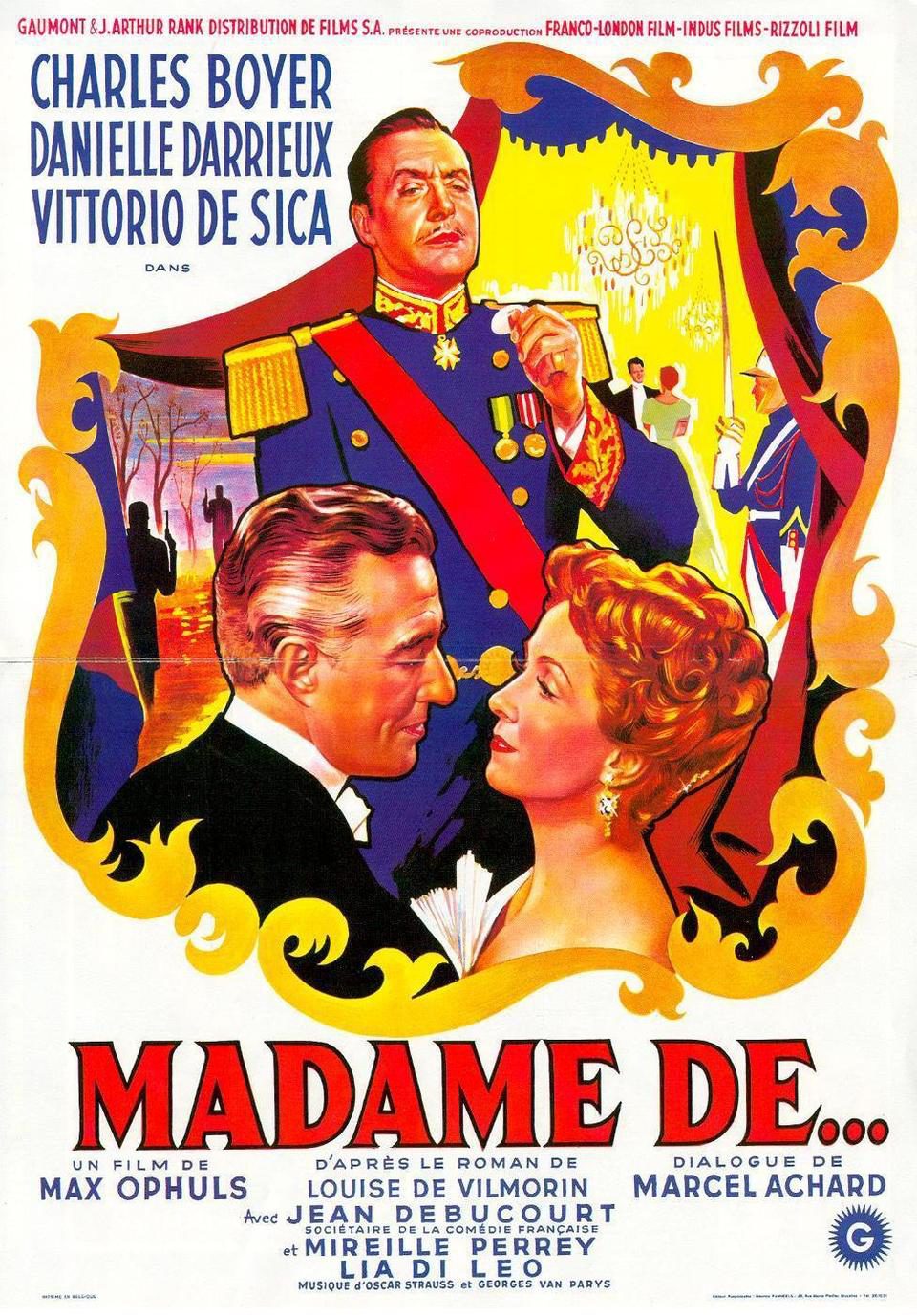 Poster of Madame de... - Francia