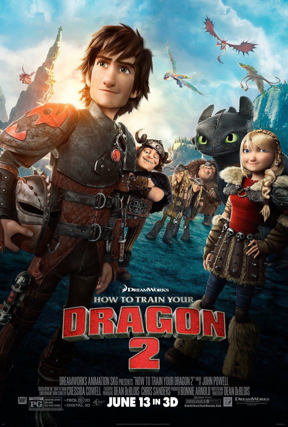 Poster of How to Train your Dragon 2 - EEUU