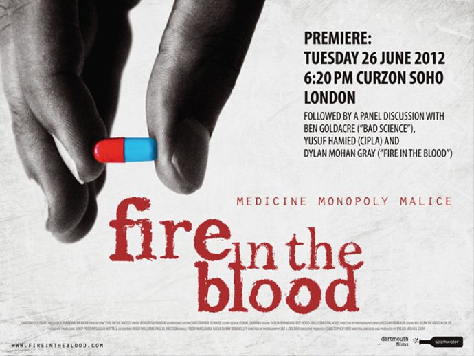 Poster of Fire in the Blood - Reino Unido