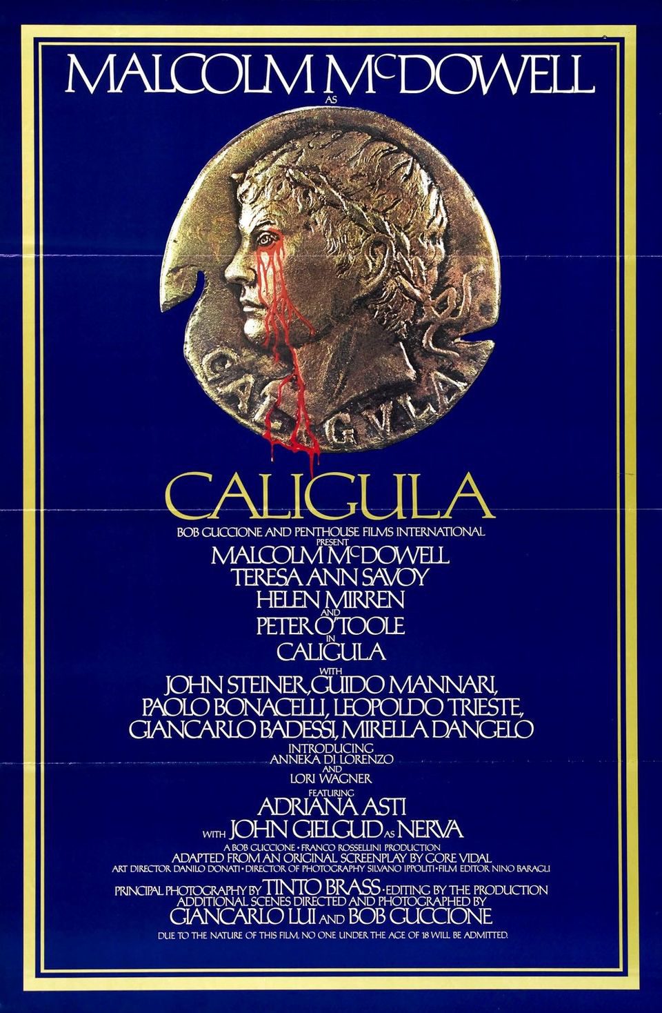 Poster of Caligula - EEUU