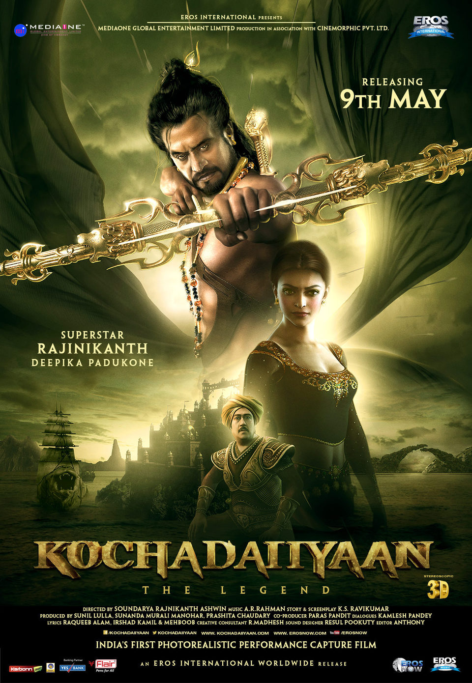 Poster of Kochadaiyaan - 'Kochadaiyaan' Poster