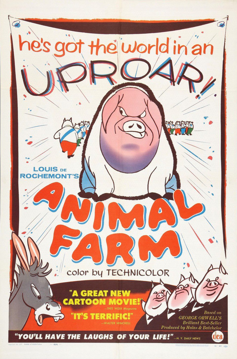 Poster of Animal Farm - EEUU