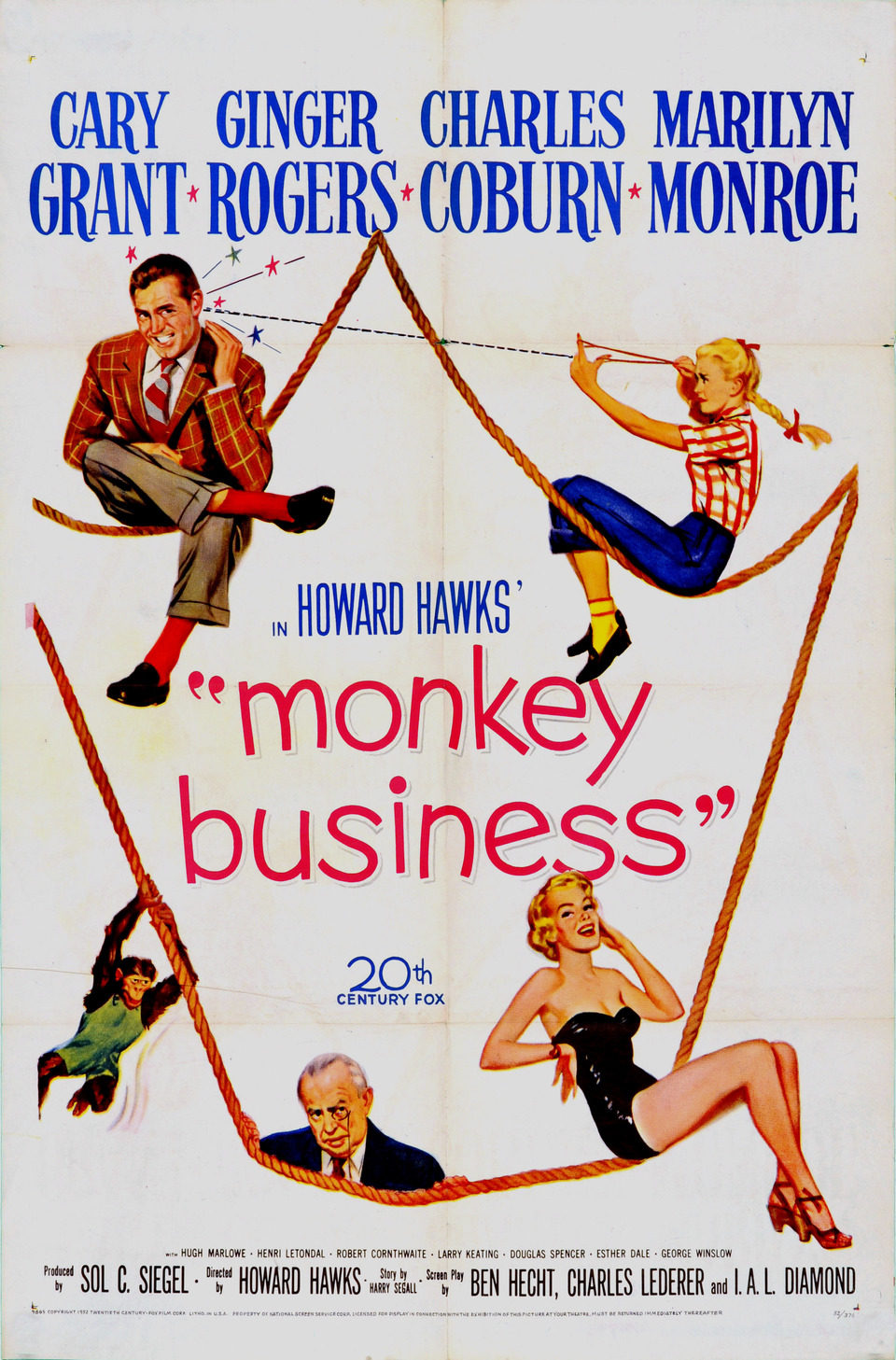Poster of Monkey Business - Estados Unidos