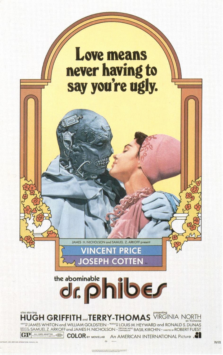 Poster of The abominable Dr. Phibes - Estados Unidos