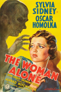 Poster Sabotage (A Woman Alone)