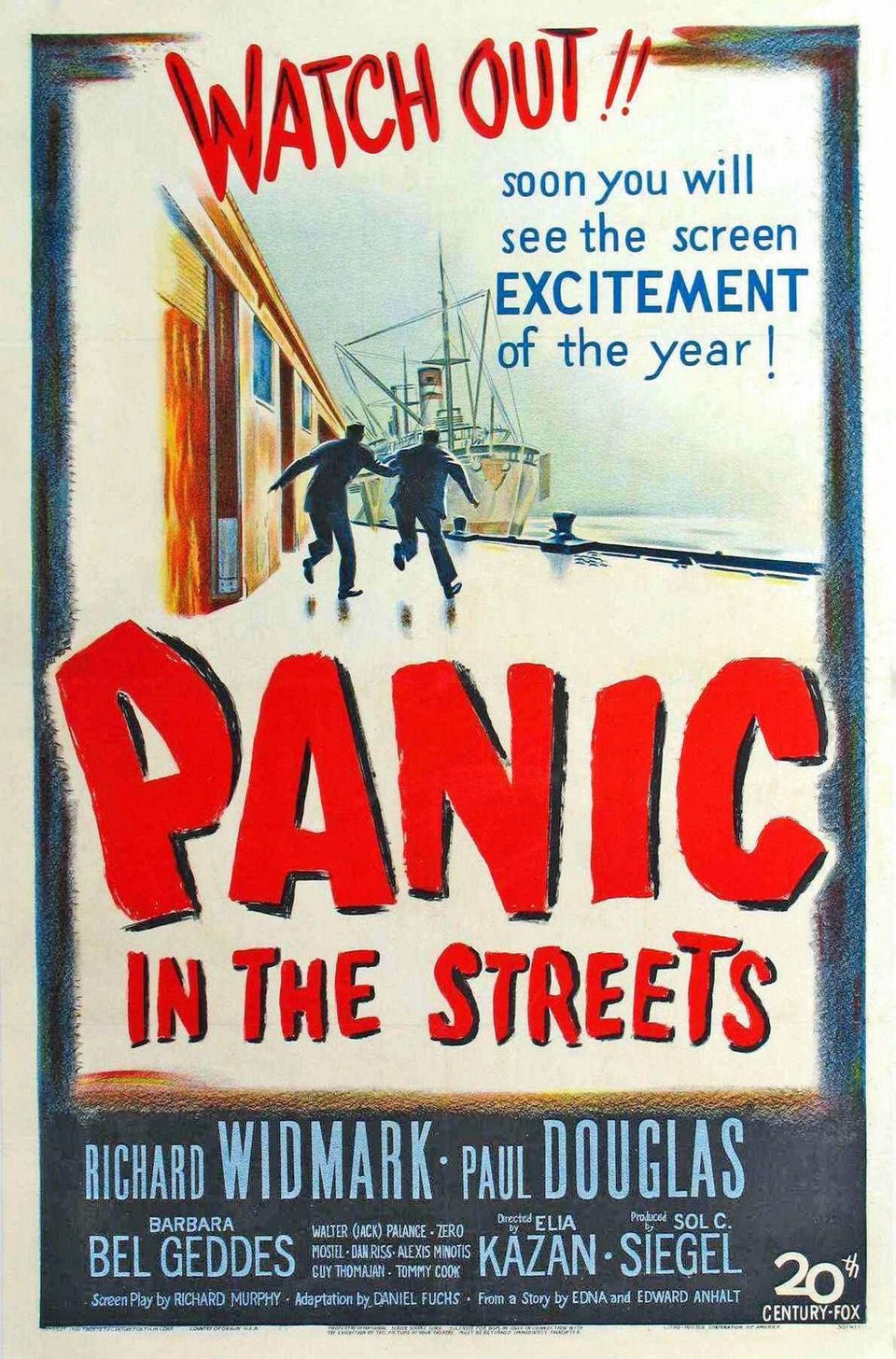 Poster of Panic in the Streets - EEUU