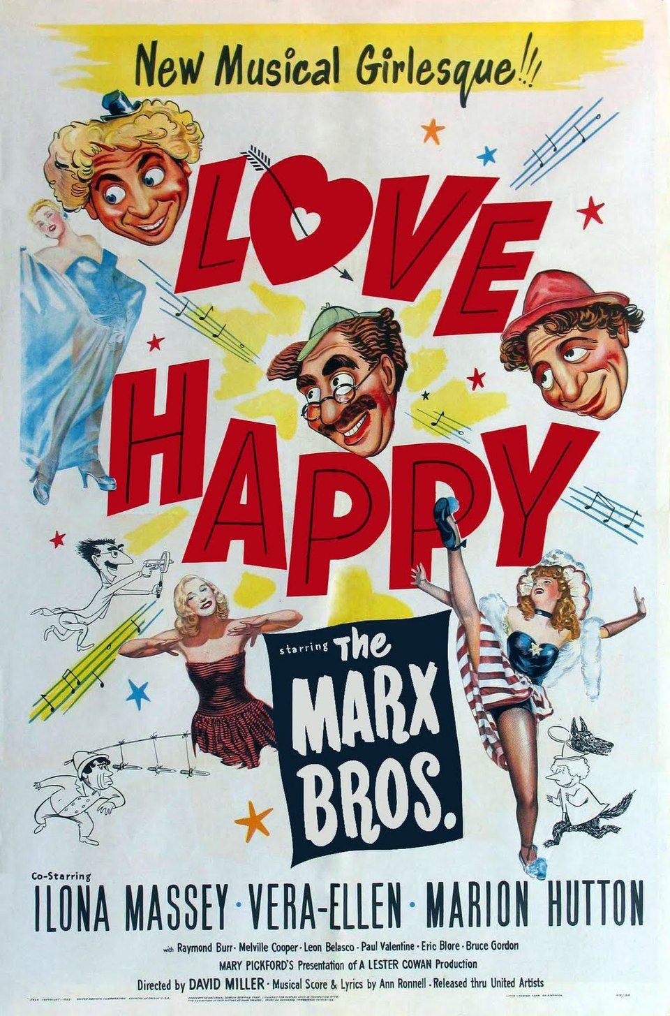 Poster of Love Happy - Estados Unidos