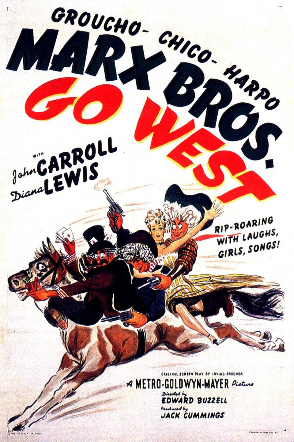 Poster of Go West - Estados Unidos