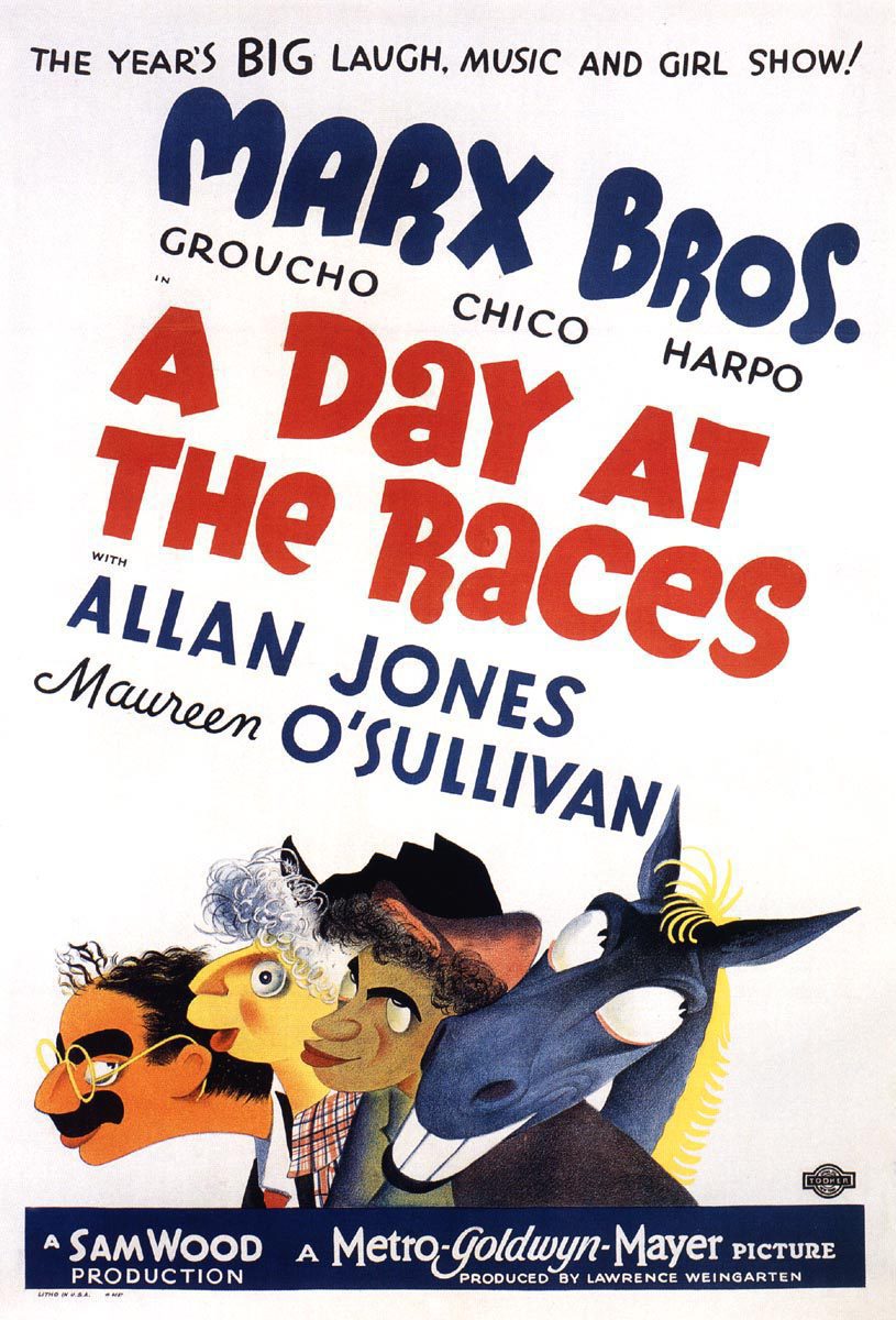 Poster of A Day at the Races - EEUU