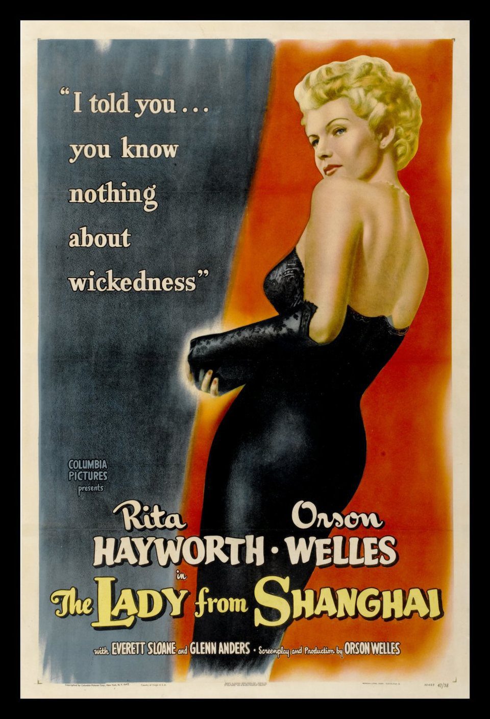 Poster of The Lady from Shanghai - Estados Unidos