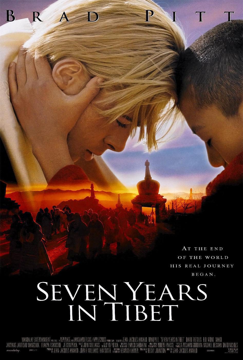 Poster of Seven Years in Tibet - EEUU