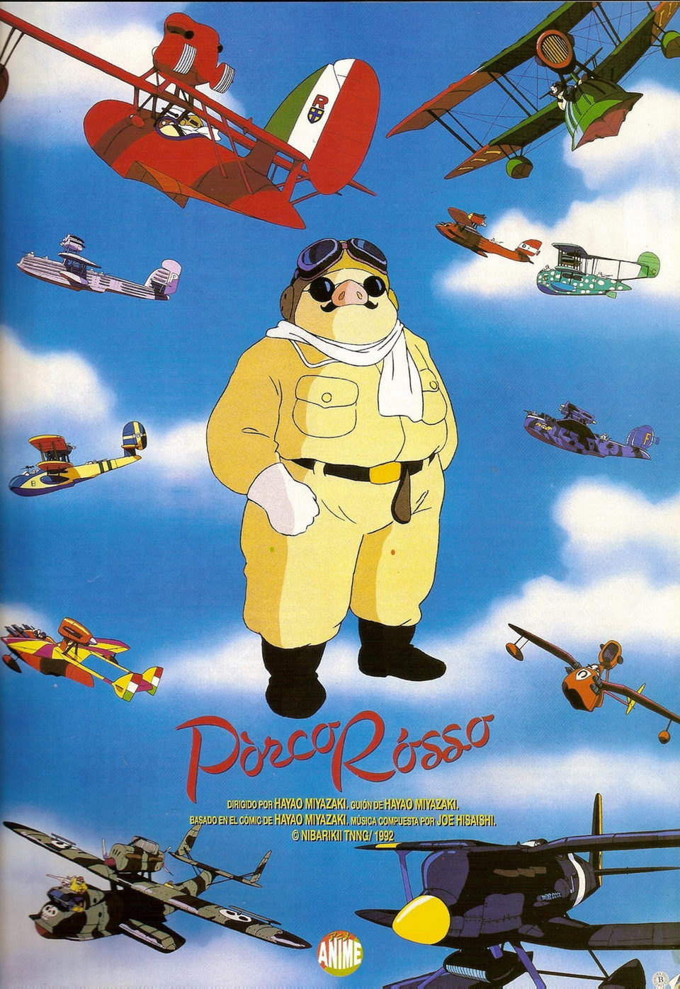 Poster of Porco Rosso - España